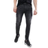 Fashion Skinny Men's Jeans Slim Mid Waisted Denim Straight Pants